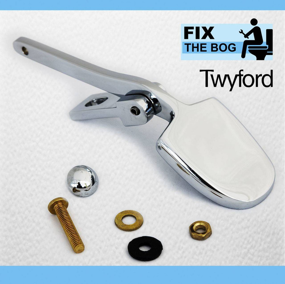 Twyfords Jupiter Replacement Cistern Toilet Wc Side Lever Chrome Paddle