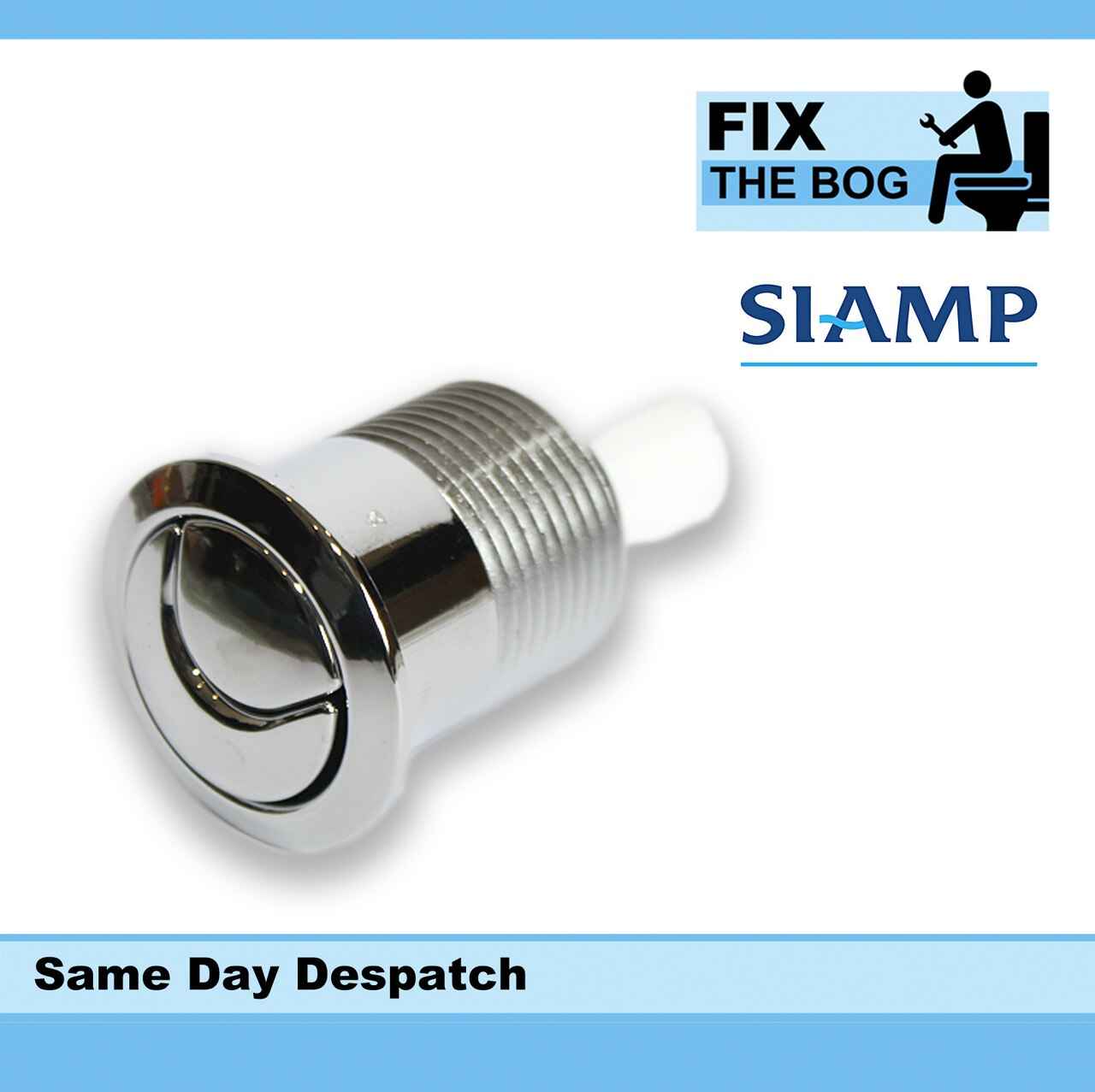 Siamp Skipper 45 Dual Flush Toilet Push Button (Twyford CF1002CP  Equivalent)