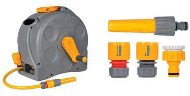 Hozelock 2-in-1 Compact Reel & 25m Hose 2415