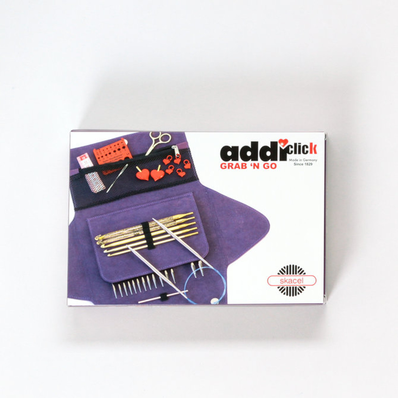Addi Click Interchangeables, Crochet Hook Set (3.5-9.0mm) - Urban Yarns