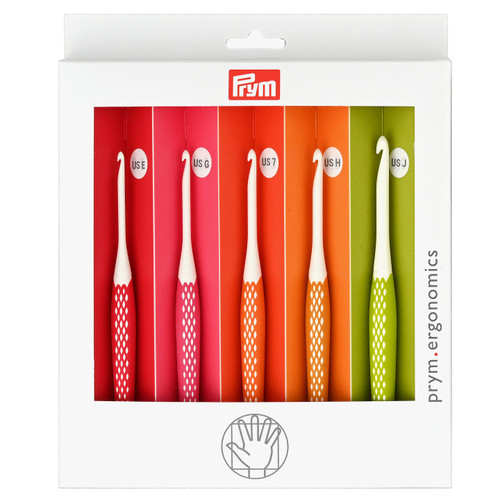 Prym Ergonomics Crochet Hook Set, 3.5mm - 6.0mm