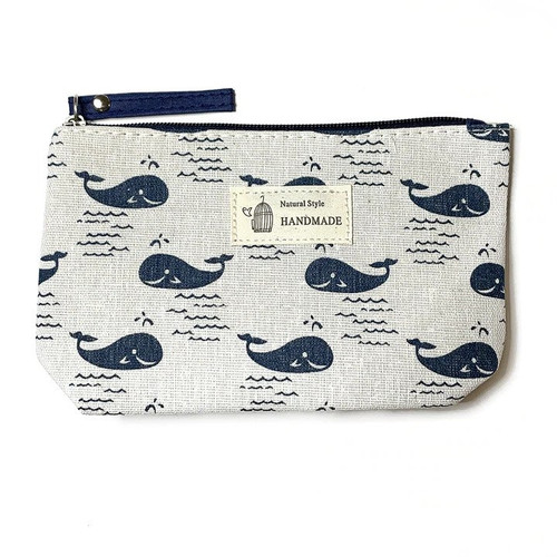 Pretty Warm Designs Blue Whale Notions Bag