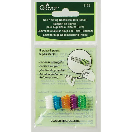 Clover (3123) Coil Knitting Needle Holders, Small