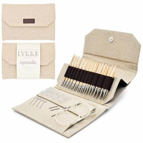 Lykke Naturale 5" Interchangeable Set - Beige Jute Case