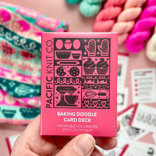 Pacific Knit Co. Doodle Card Deck - Baking half deck