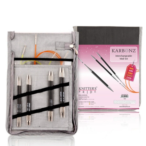 Knitter's Pride Karbonz Interchangeable Midi Set