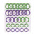 Clover (3107) Soft Stitch Ring Markers