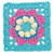 The Bright and Bold Granny Square Card Deck: 50 Mix and Match Designs