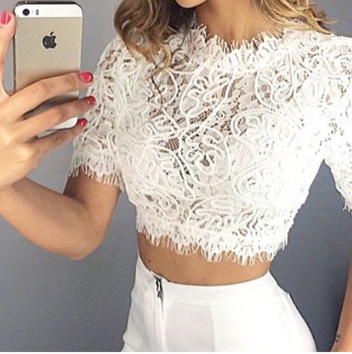 CARVE LACE TOP