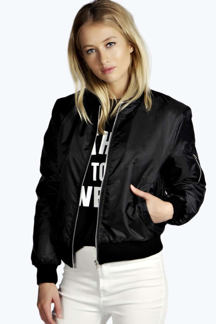 BOMBER JACKET BLACK