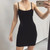 Sexy Double Layered Sleeveless Cotton Bodycon Dress Summer Basic Tank Sheath Party Club Bandage Dresses Vestidos