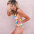 2018 Sexy Print Swimwear Women Swimsuit Backless One Piece Swimsuit Bandage Beachwear Bathing Suit Swim Monokini {Flower Print}