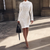 Knitting hollow out white party dress Women turtleneck cotton bodycon dress Female fashion winter sexy dress vestidos

