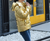 Gold Bright Jacket Coat Women Winter Warm Down Cotton Padded Short Parkas Bread Style new Autumn Fashion Bomber Hooded Outwear