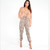 Women Animal Pattern Trouser Casual Snake Skin Printed Harem Pants Elastic pleated female casual ankle length trousers