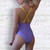 Sexy Mesh Swimwear Women One Piece Swimsuit 2019 Yellow Patchwork Swimsuits Women Cross Strap Beachwear Bathing Suits