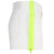 White Summer Patchwork Shorts Ladies Neon Zipper Up High Waist Shorts Womens Casual Skinny Cotton Short Pants Elegant