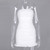 Double Layers White Summer Dress 2019 Women Strapless Ruched Bodycon Dress Elegant Club Sexy Party Dress Tight Dresses