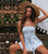 Off Shoulder Blue Dress Women Backless White Ruffles Dress Summer with Belt Sexy Slash Neck Cotton Linen vestidos 868 Blue