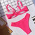 2020 New Fluorescent Color Sexy Female Bikini Set Swim Suit Two Piece Swimsuit Female Swimwear Bikini Sets