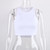 Ribbed Tank Top Women White 2020 Summer Casual Fitness Short Vest Candy Colors Knitted Off Shoulder Sexy Crop Top Women