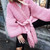 Pure handmade Women cardigan knitted sweater v neck solid beige gray pink loose long sleeve casual outwear autumn winter coat 