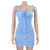 ruffle lace up bodycon dress women spaghetti strap bandage mini summer beach blue dress sundress 2020 chic vestidos