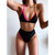 Sexy Splicing Female Swimsuit High Waist Bikini 2020 Women Swimwear Two-pieces Bikini set Bather Bathing Suit Swim Lady V2199