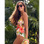 One Piece Swimsuit Bandeau Swimwear Women 2020 Print Bow Monokini Push up Backless Bathing Suits Floral Sexy Bodysuit Beachwear