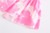 High Quality 2020 Square Neck Long Sleeve Pink Women Elegant Mini Dress
