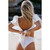 High Waist Bikini 2021 Buble Shot Sleeve Swimsuit Belt Swimwear Women Sexy Bikinis Bow Bikini Set Bathing Suit Beach Wear