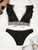 Ruffle Bikinis Push Up Bikini Set Micro Swimsuits Women Swimwear Thong Bathing Suit Sexy Biquini Swimming Suit For Women