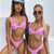 Micro Bikini 2021 Print Swimsuit Floral Swimwear Women String Bikinis Sexy Brazilian Bathing Suit High Cut Push Up Beach Wear