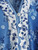 Summer Boho Print Blue Dress Women Flare Sleeve Button Tassel Short Floral Dress Vestidos 2021 Cotton Beach Dress Mini