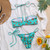 3 Pcs Printed Bikini Set High Waist Swimwear Women Sexy Bathing Suit Biquini Push Up Swimsuit Women's Bikinis Beach Wear B517 Green