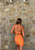 3 Pcs Printed Bikini Set High Waist Swimwear Women Sexy Bathing Suit Biquini Push Up Swimsuit Women's Bikinis Beach Wear B517 Orange
