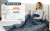 Heated Wearable Blanket with Sleeves & Foot Pocket Electric Sherpa Cozy Flannel Heated Throw Blanket for Home, Sofa & Bed Use