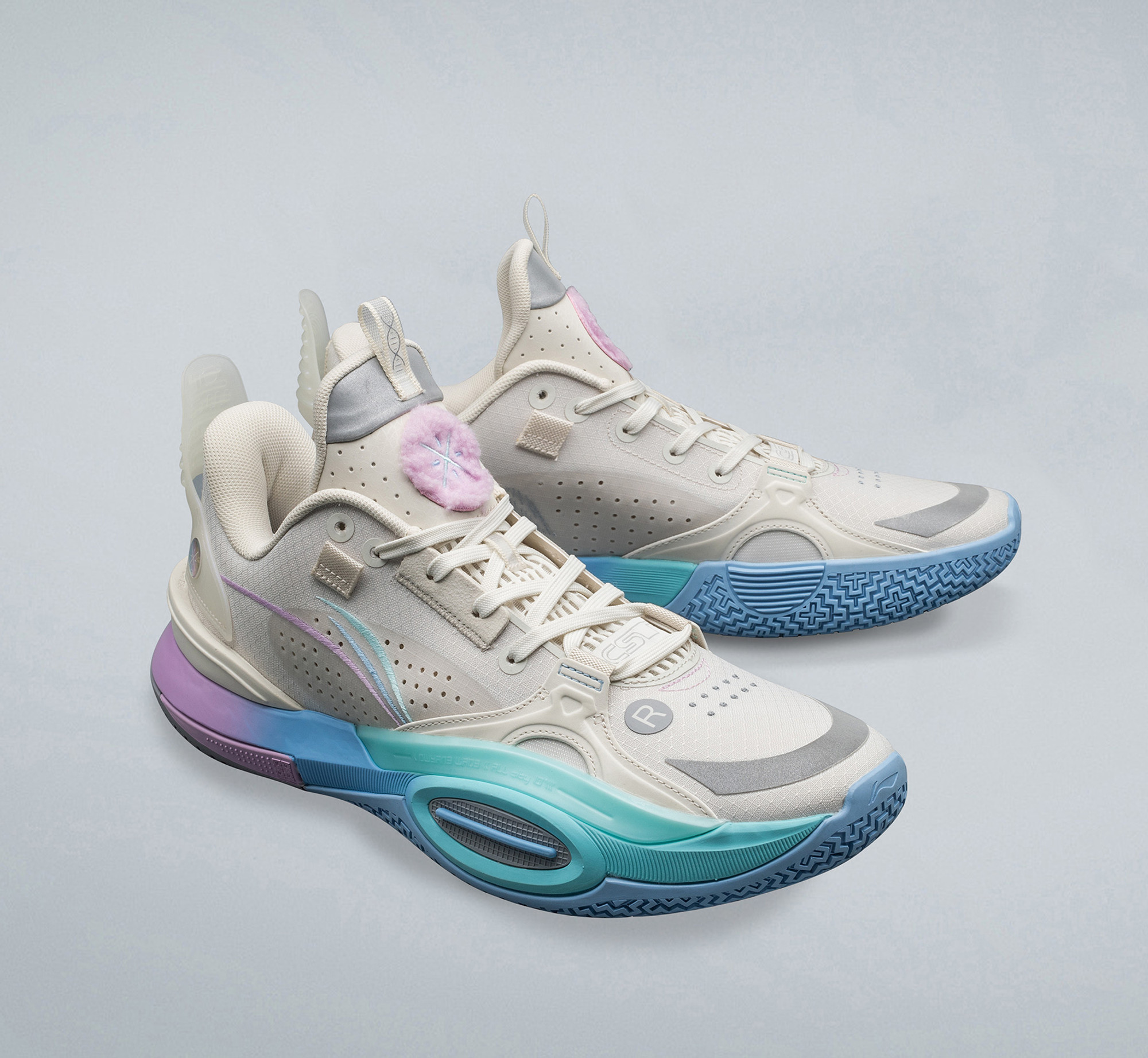 華麗 LI-NING ウェイド シティ ライト 'COTTON CANDY' スニーカー