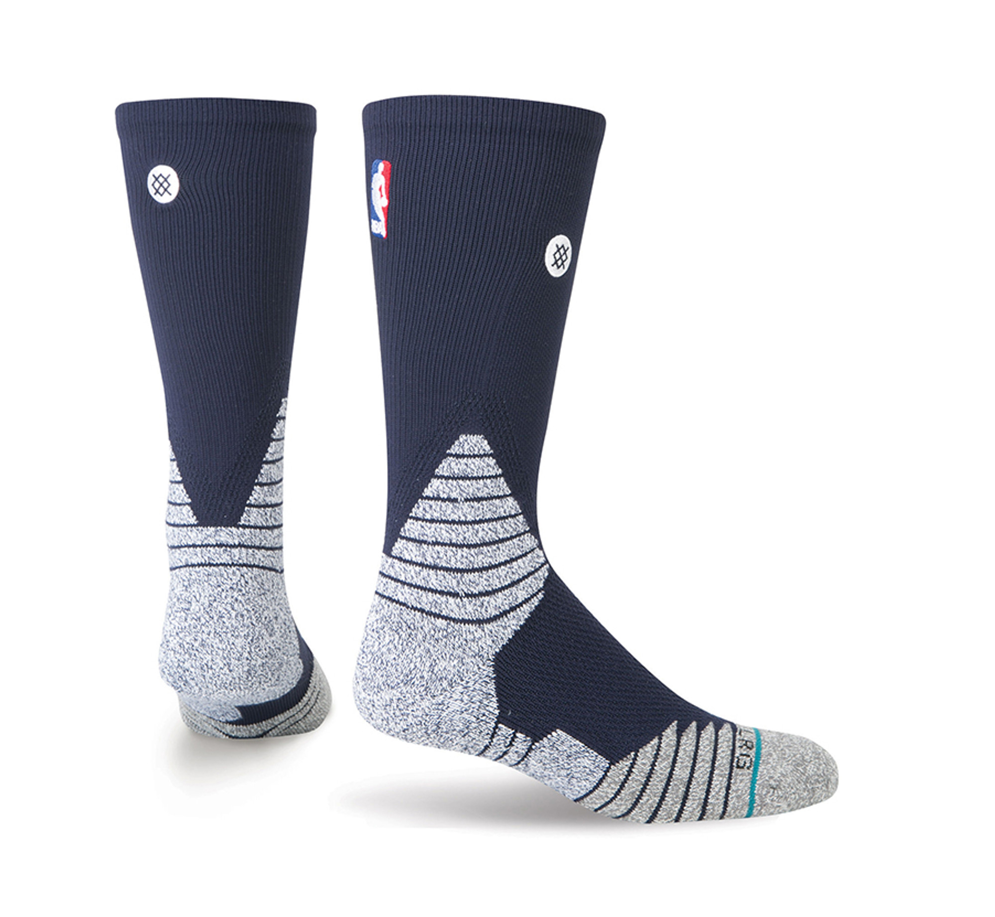 nba stance socks white