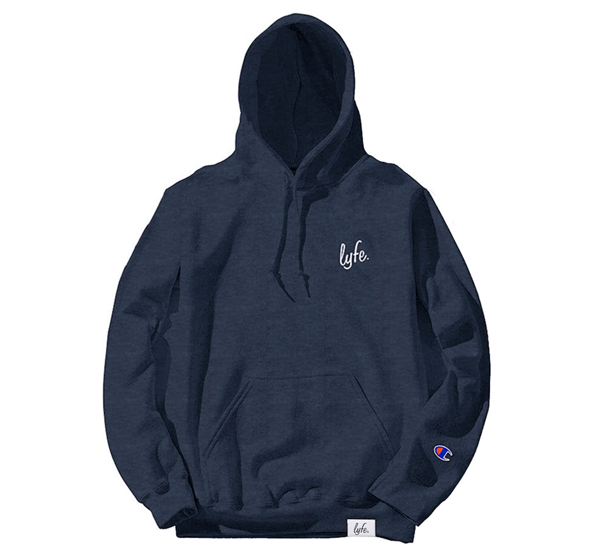 LYFE Script Embroidered Hoodies - Sunlight Station