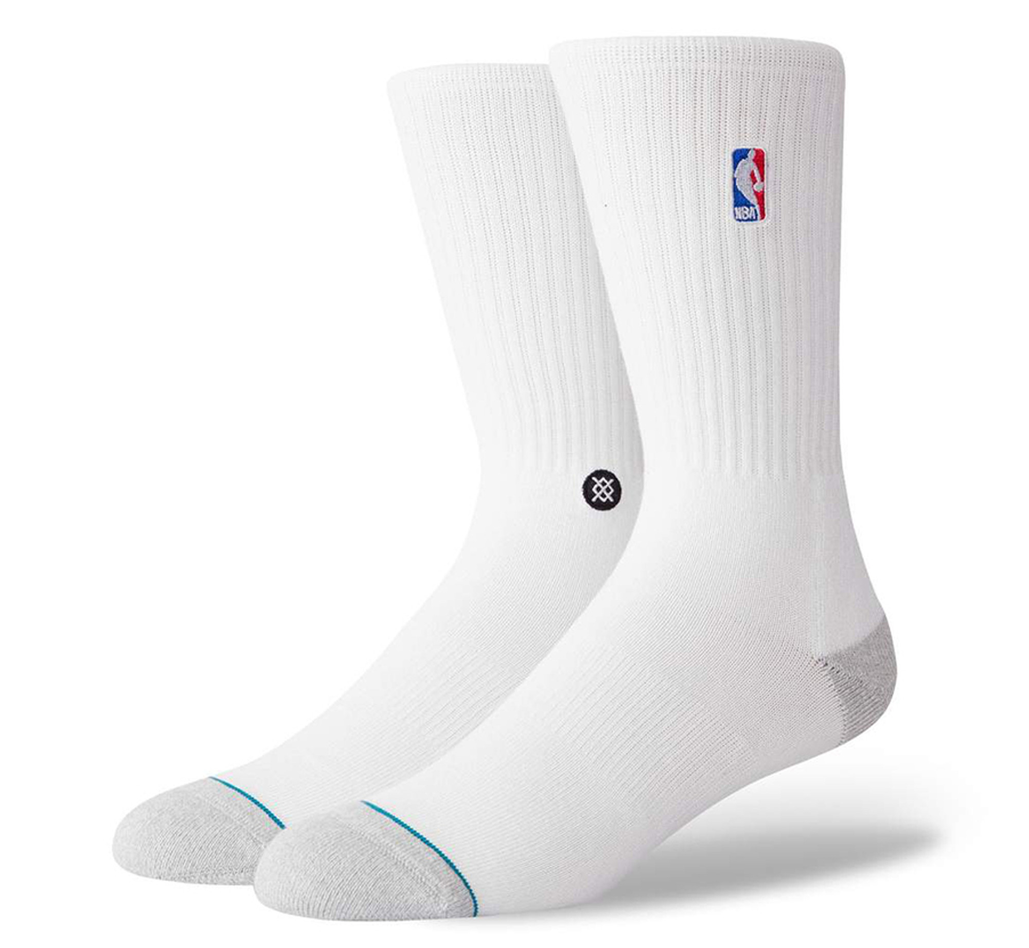 nba logoman socks white