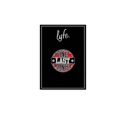 LYFE One Last Dance Basketball Pin