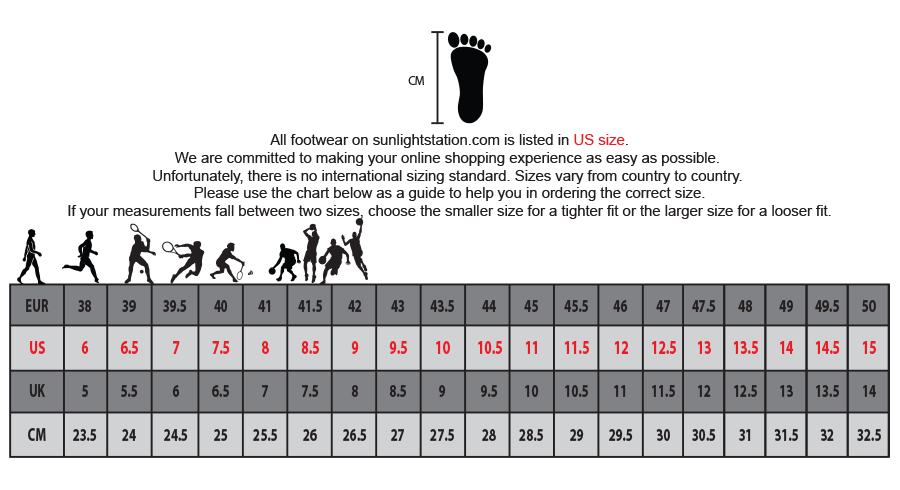 Point 6 Socks Size Chart