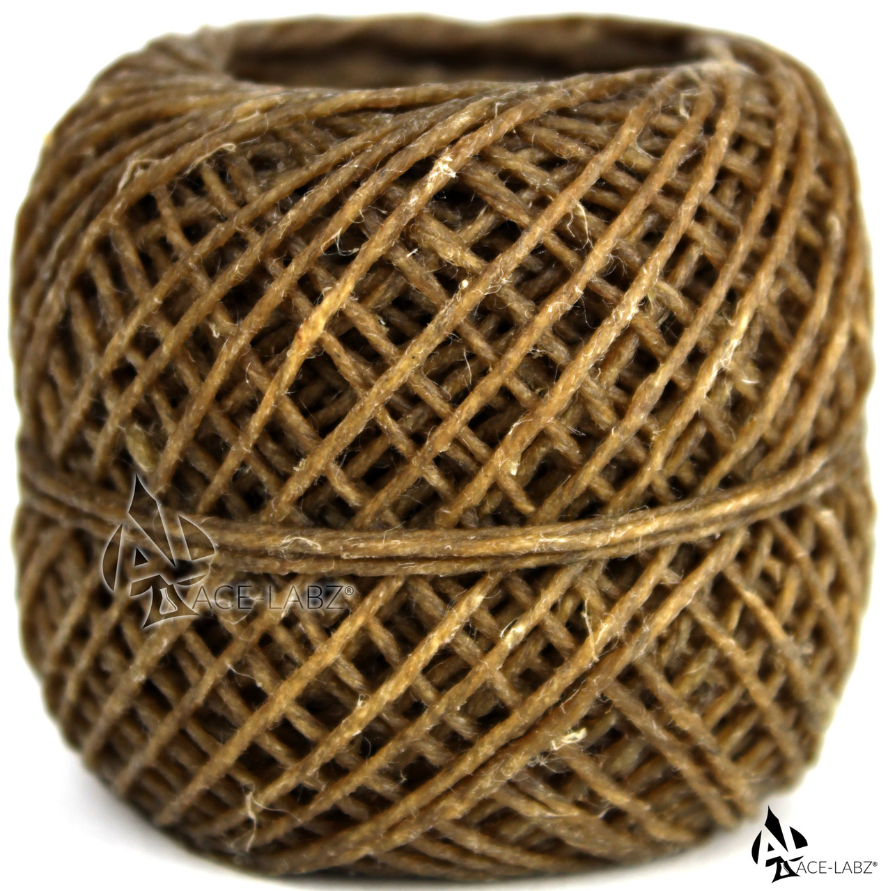 Ace-Labz Platinum Series Natural Organic Hemp Wick Spool Raw Bees