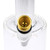 TITAN-BOWL 14mm 5-Star Built-In Honeycomb Screen Unbreakable Metal Bong Slide by ACE-LABZ Made In The USA GOLD TITAN-BOWL 14mm 5-Star Built-In Honeycomb Screen Unbreakable Metal Bong Slide by ACE-LABZ Made In The USA GOLD