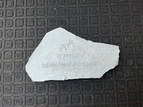 In memory of a faithful friend & companion