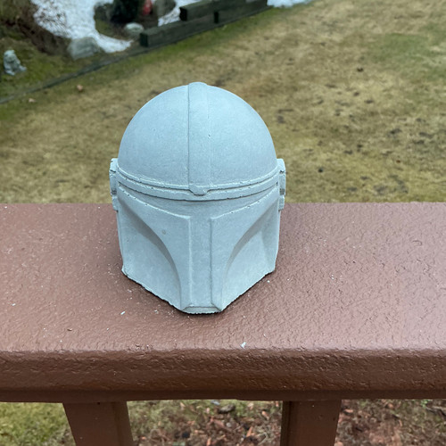 Mandalorian Helmet Statue 4.5'' Tall
