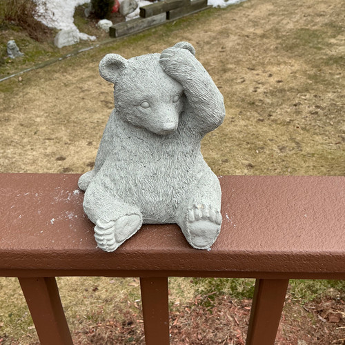 Bear Sitting 7'' Tall