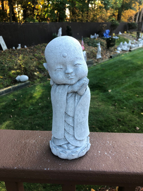 Tilted Head Jizo Monk Buddha