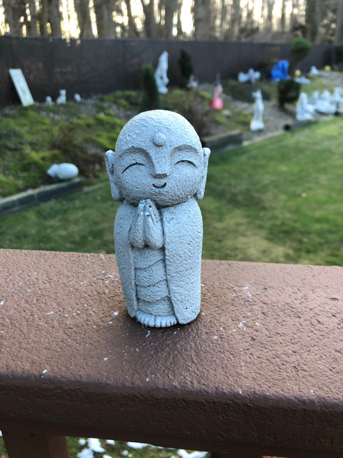 Sm. Happy Praying Jizo Monk